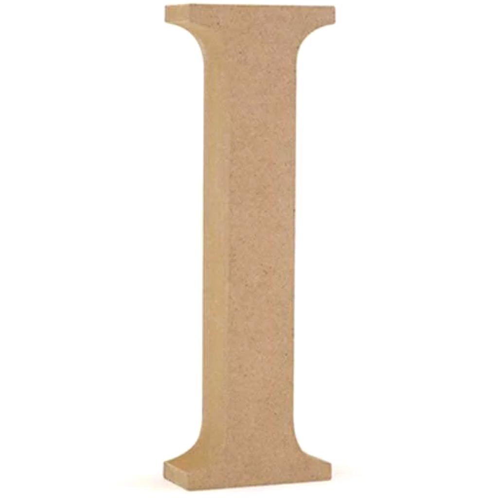 WOOD LETTERS:MDF STANDING WOOD LETTERS:MDF STANDING I 5 1/8" 