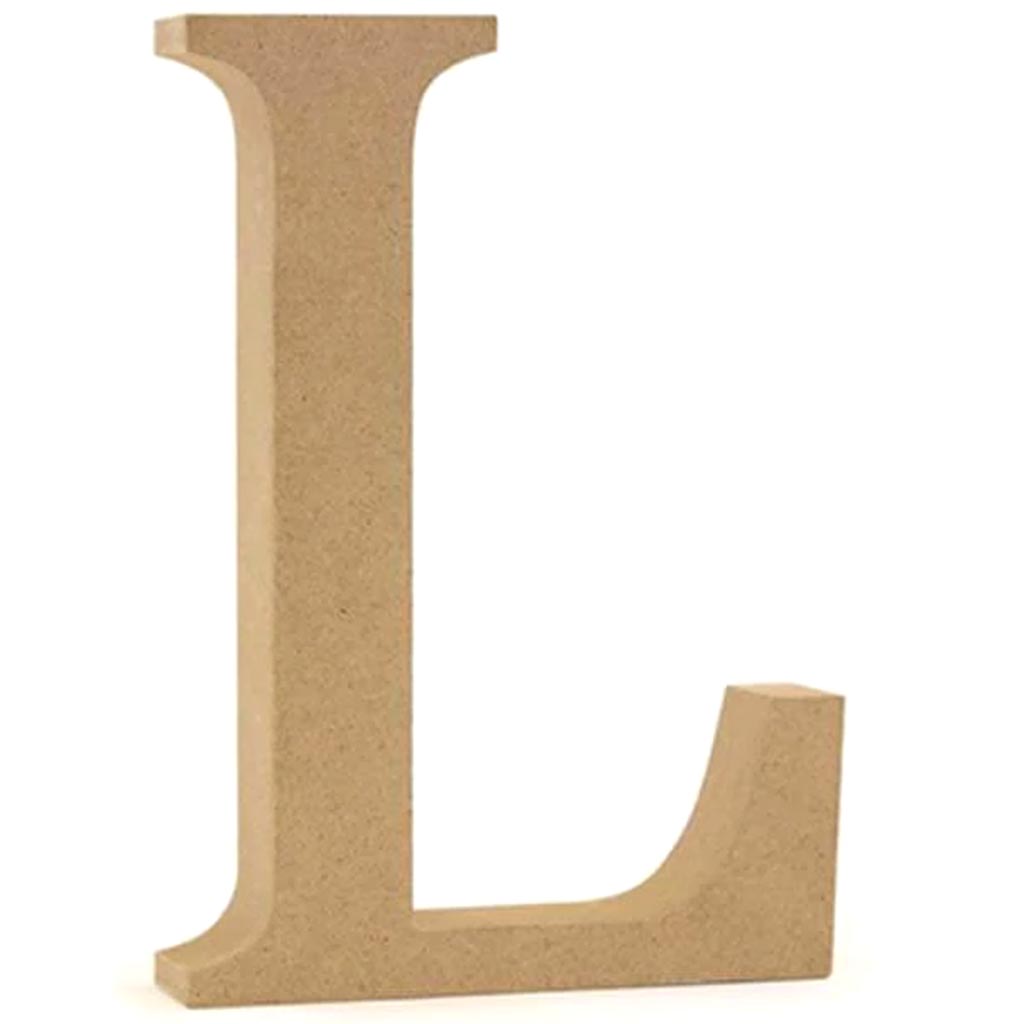 WOOD LETTERS:MDF STANDING WOOD LETTERS:MDF STANDING L 5 1/8" 