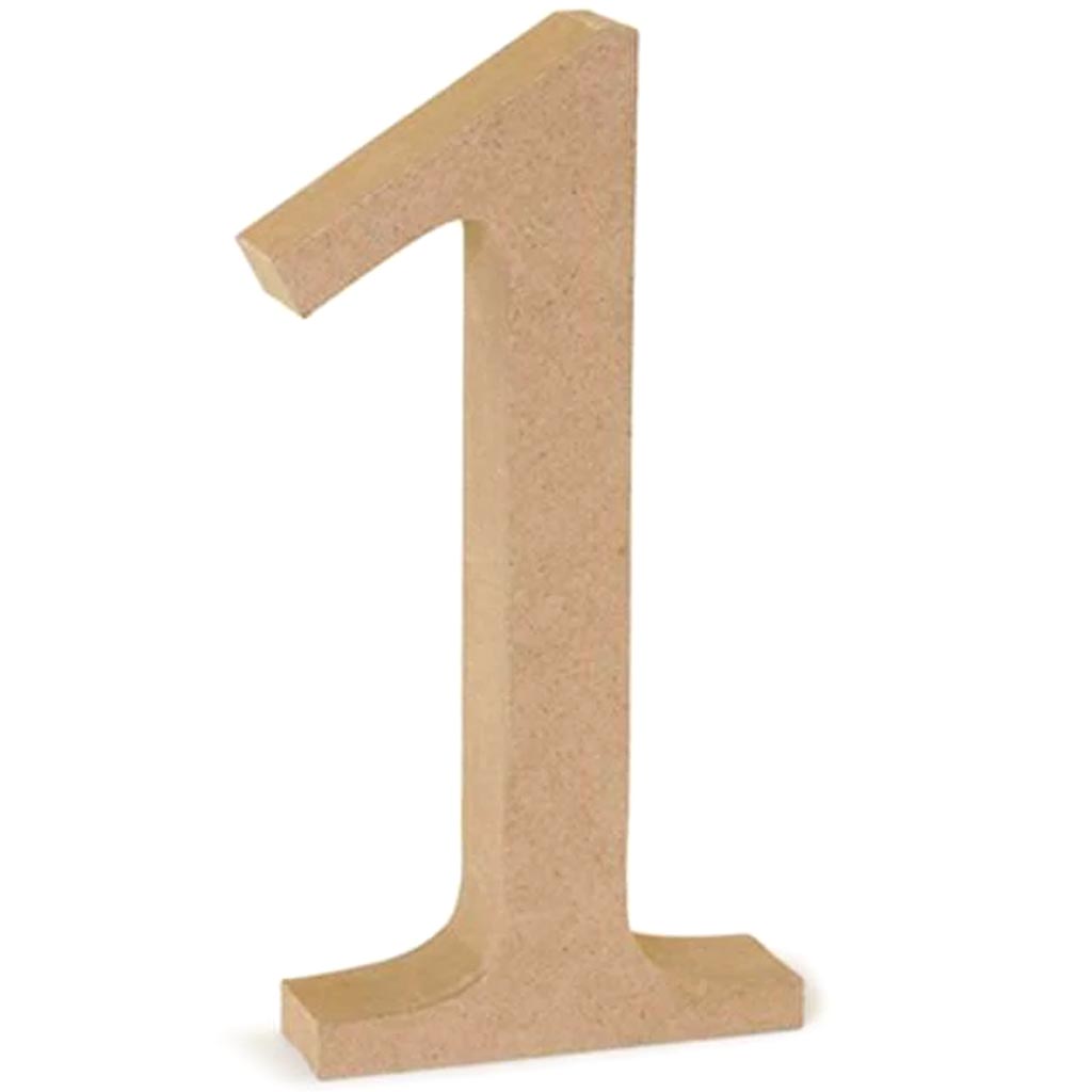 WOOD LETTERS:MDF STANDING WOOD LETTERS:MDF STANDING 5 1/8" 