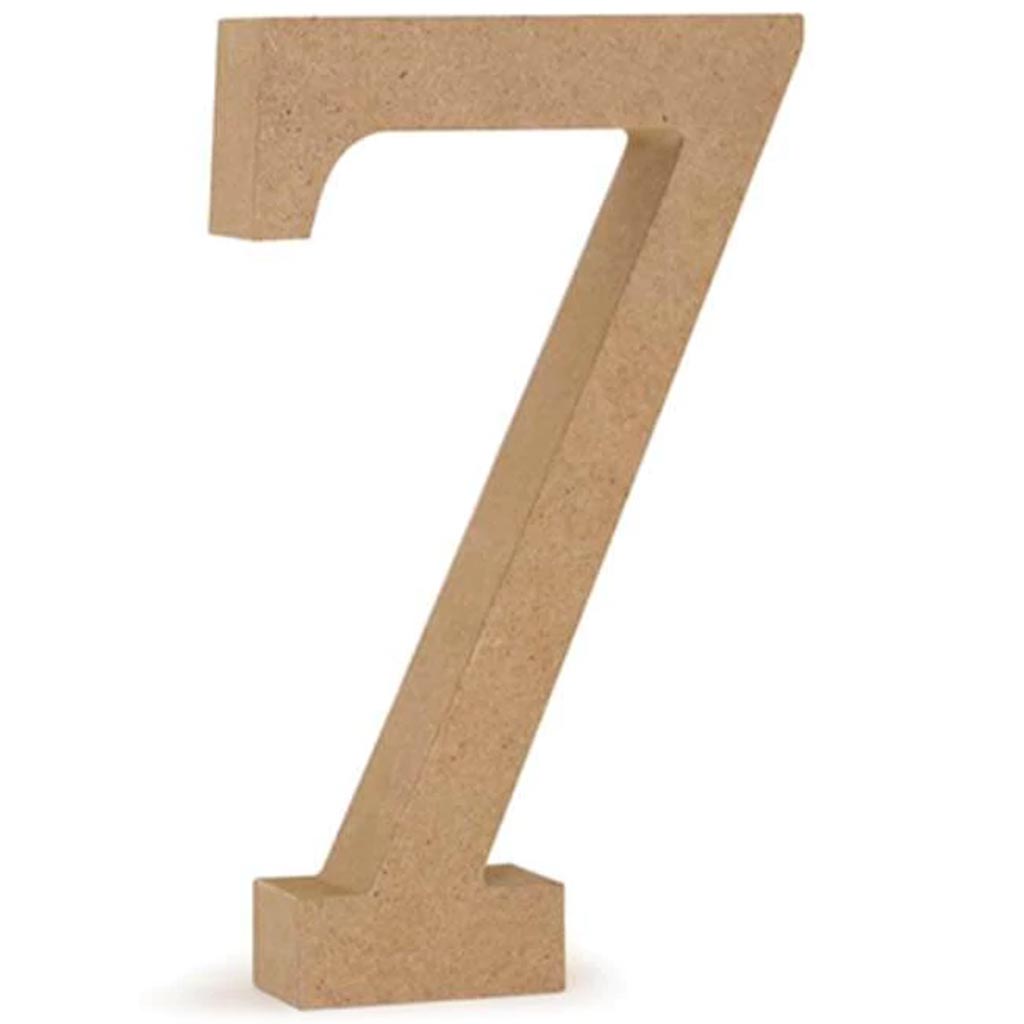 WOOD LETTERS:MDF STANDING WOOD LETTERS:MDF STANDING 5 1/8" 