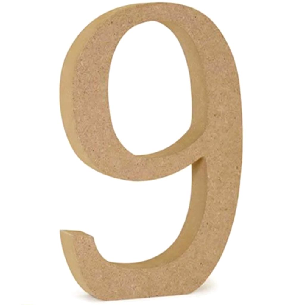 WOOD LETTERS:MDF STANDING WOOD LETTERS:MDF STANDING 5 1/8" 