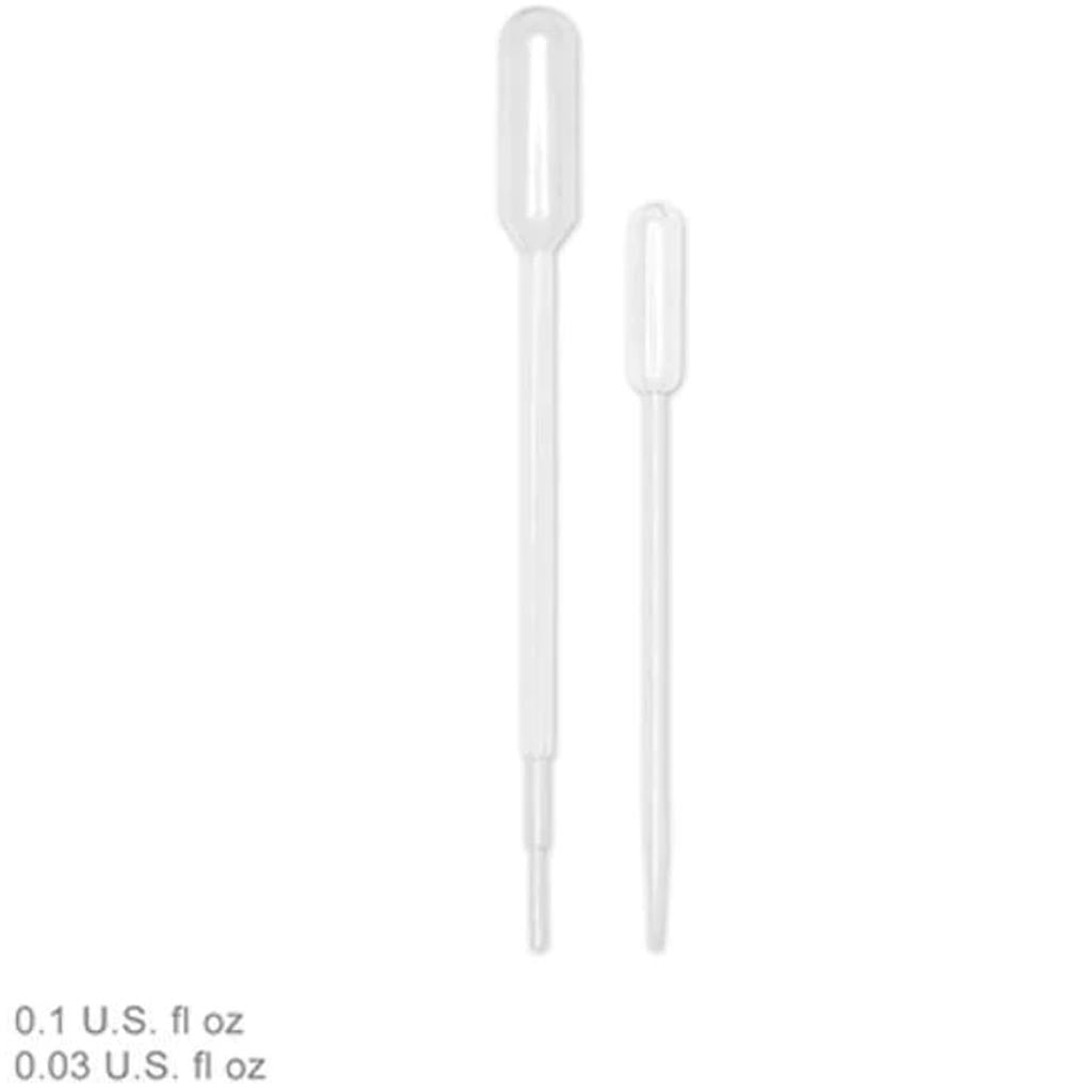 PLASTIC BOTTLES: SQUEEZABLE DR DROPPERS 3ML X6 +1ML X8 14PC 