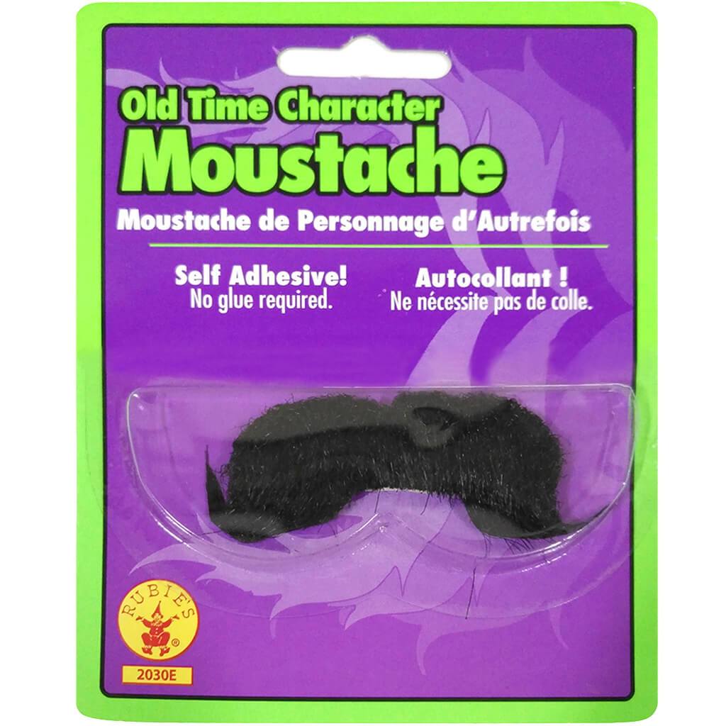 Waxed Moustache Black