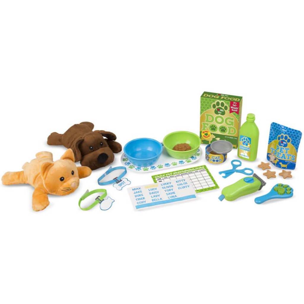 Feeding &amp; Grooming Pet Care Play Set 