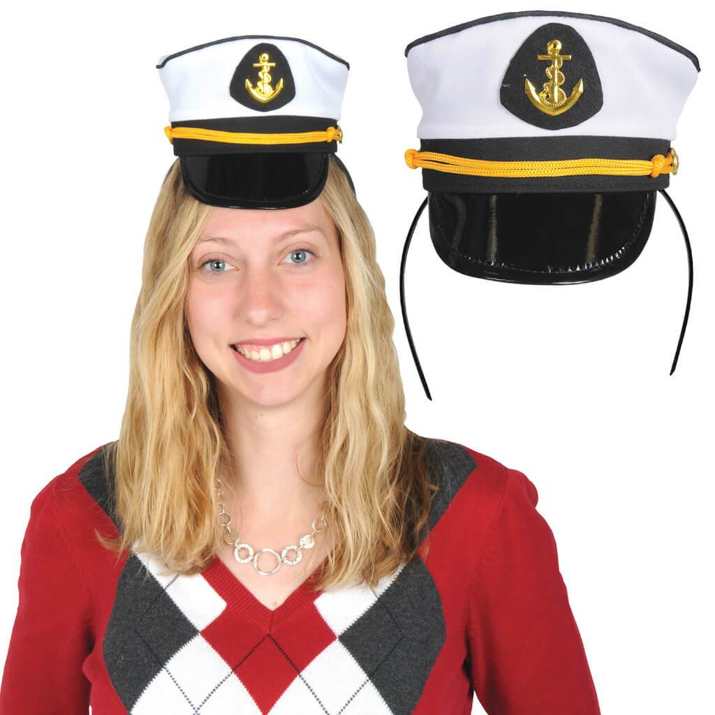 Yacht Captain's Cap Headband 