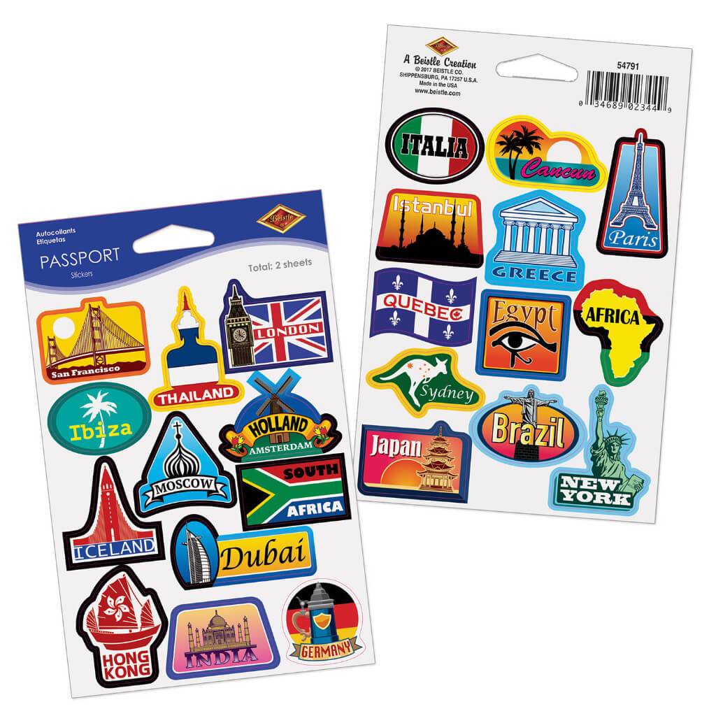 Passport Stickers 