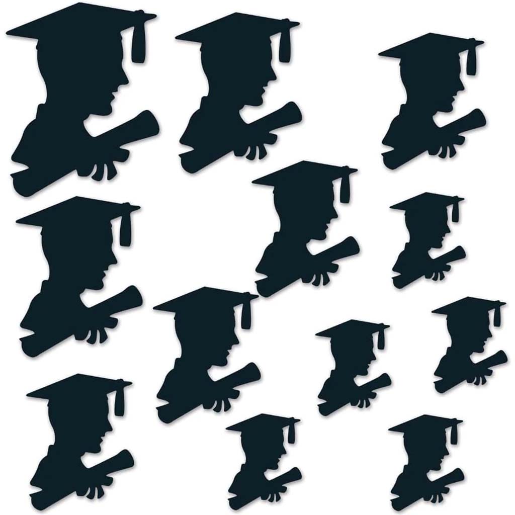 Boy Graduate Silhouettes 