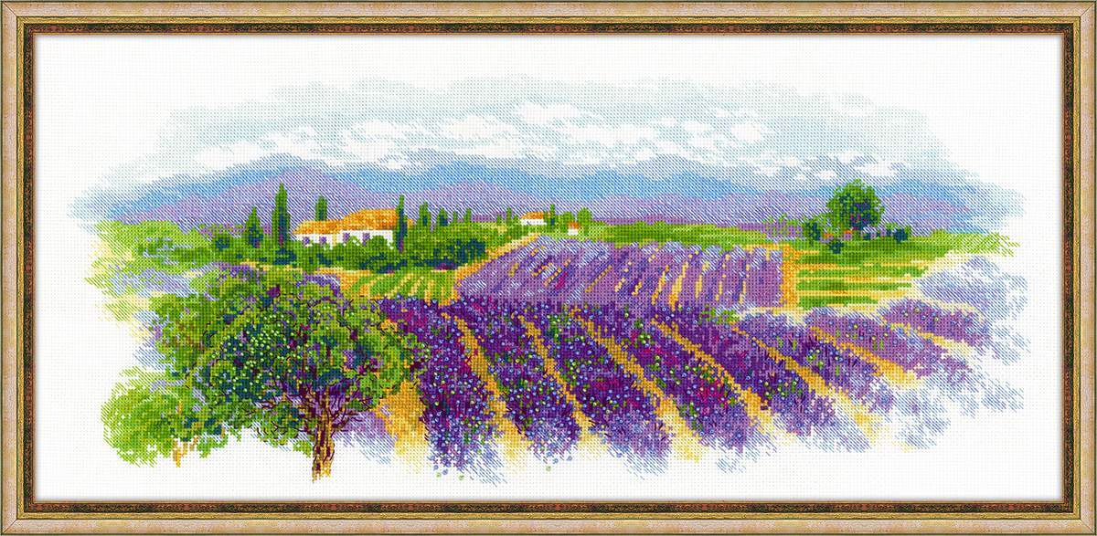 Cross Stitch Kit Blooming Provence 55 X 25 cm 