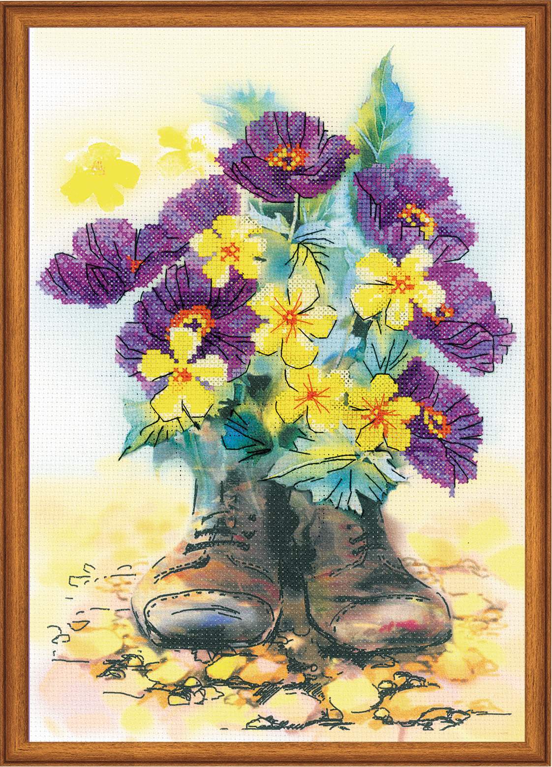 Cross Stitch Kit Second Life 21 X 30 cm 