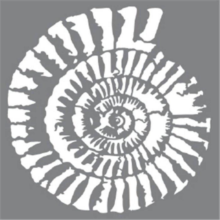 Stencil Fossil 8in x 8in