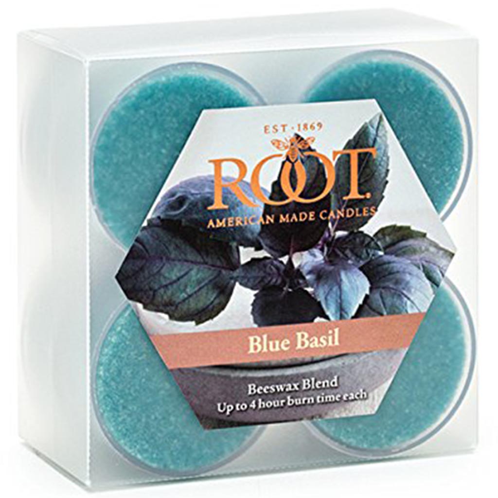 Tealight Scented Candle Blue Basil