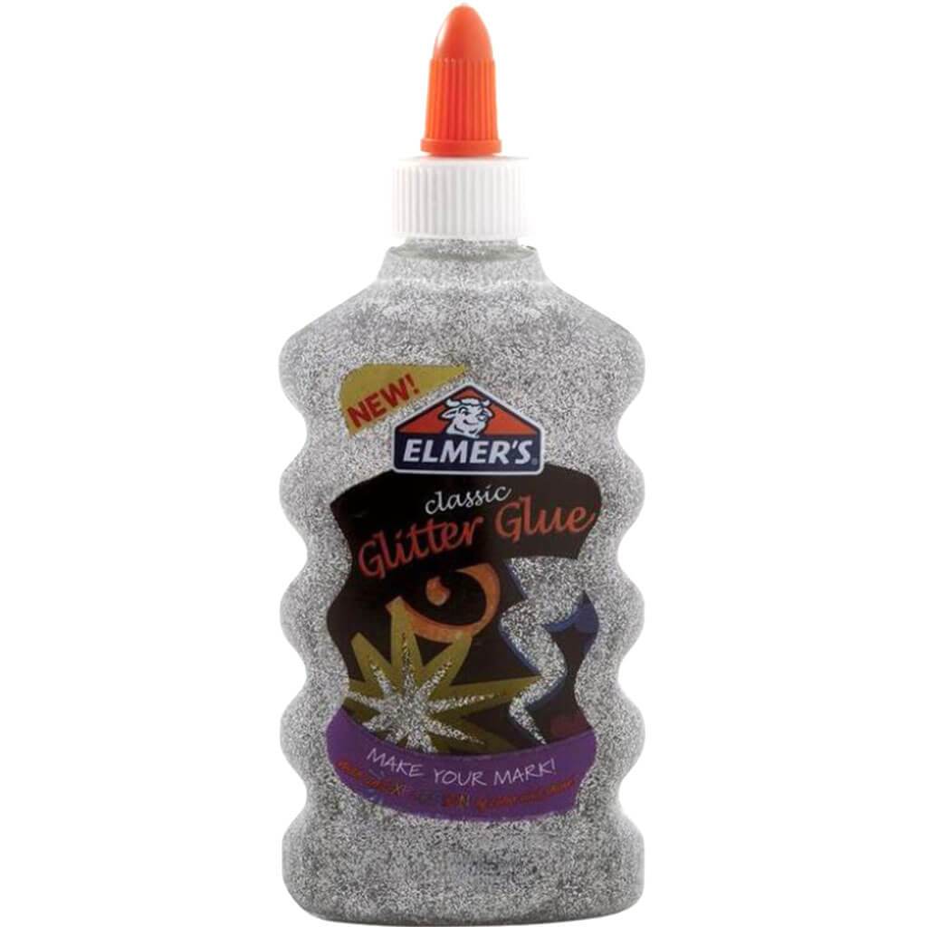 Elmer&#39;s Glitter Glue 6oz Silver