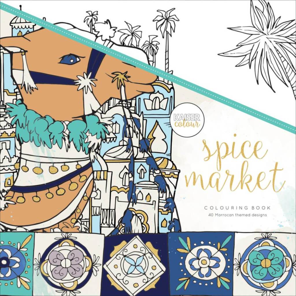 Perfect Bound Coloring Book 9.75in x 9.75in Spice Market