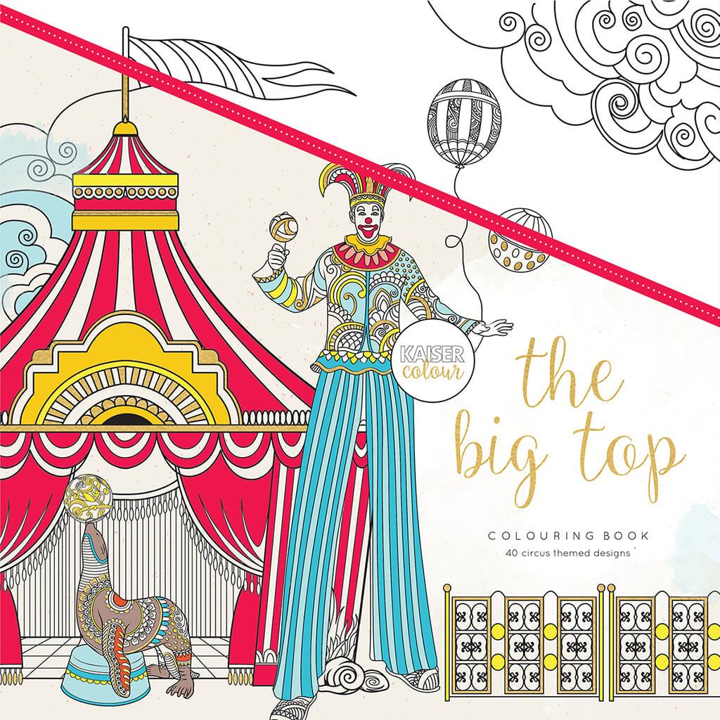 Perfect Bound Coloring Book 9.75in x 9.75in The Big Top