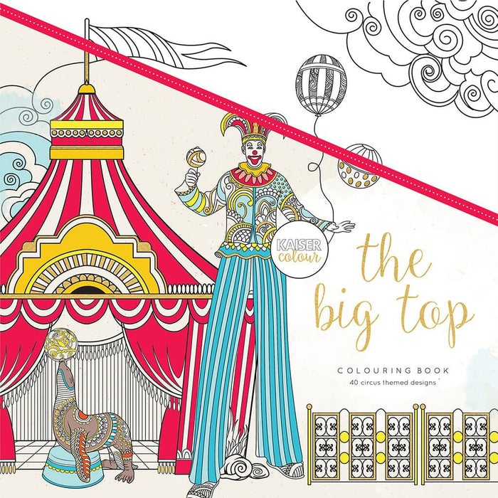 Perfect Bound Coloring Book 9.75in x 9.75in The Big Top