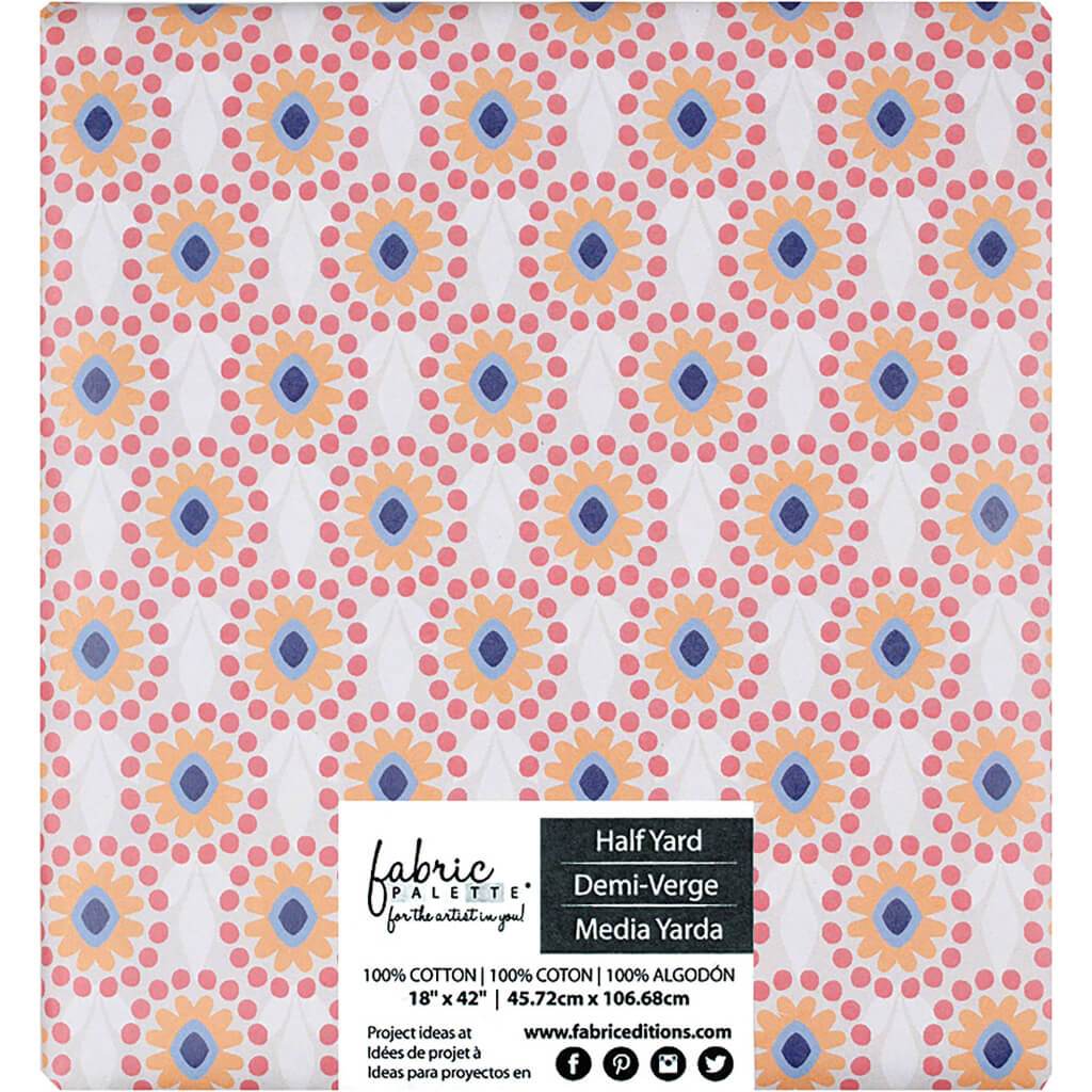 Fabric Palette Precut 18in x 42in 1/Pkg Quentin - Coral