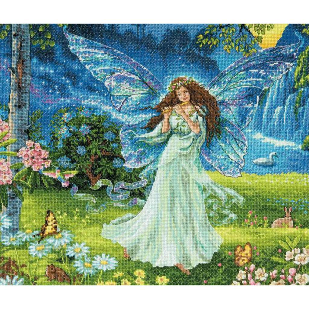 SPRING FAR COUNTED CROSS STITCH 