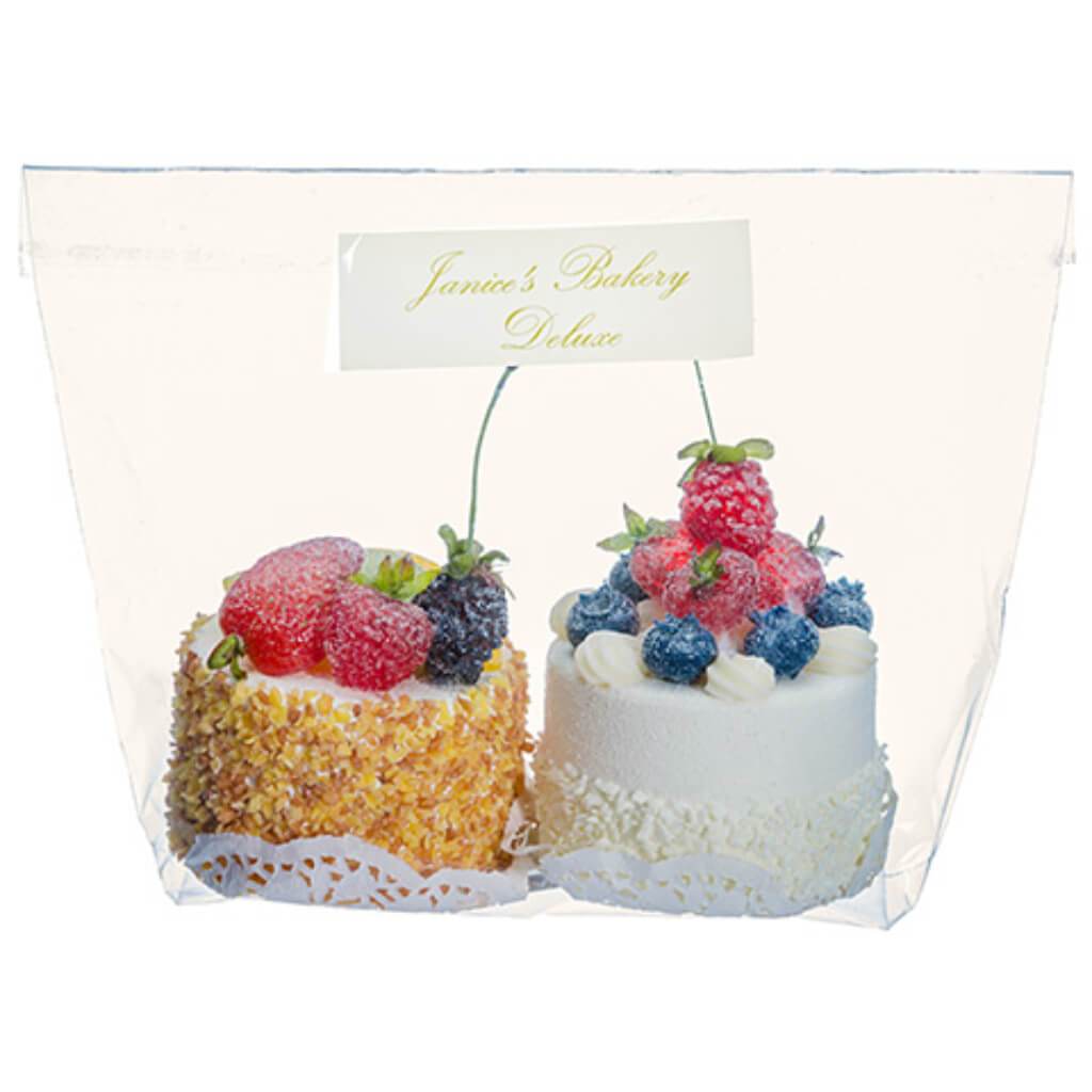 Fruit Cake Asst. (2Ea/Bg) 3.5&quot; 