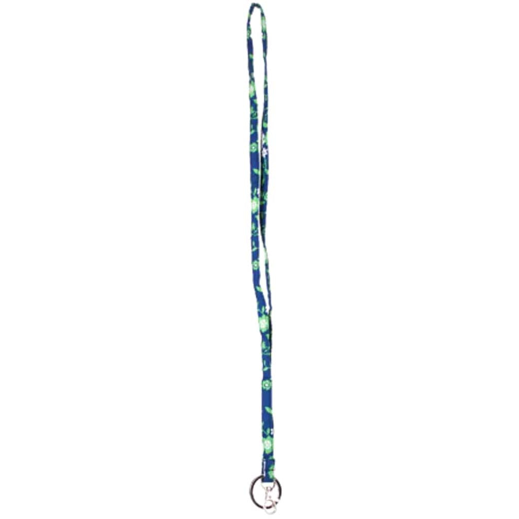 Quilted Fabric Lanyard Short