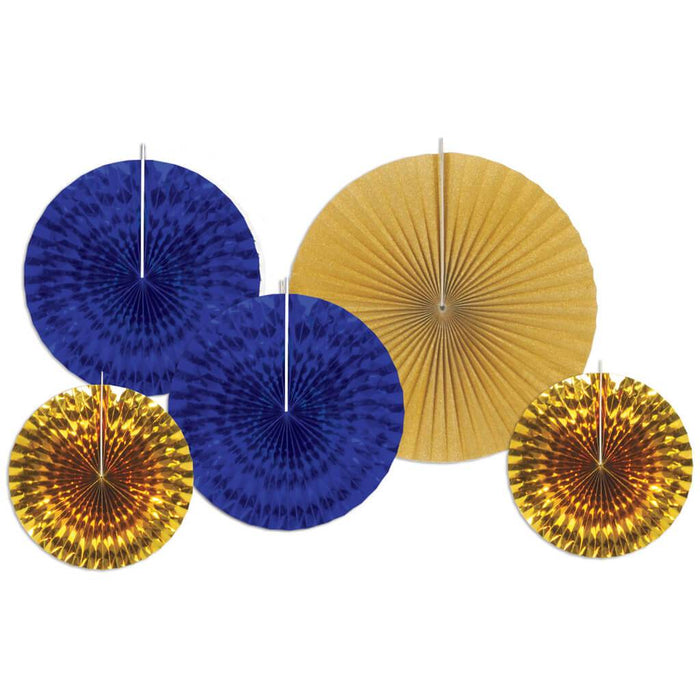 Decorative Fans Paper & Foil Assorted 