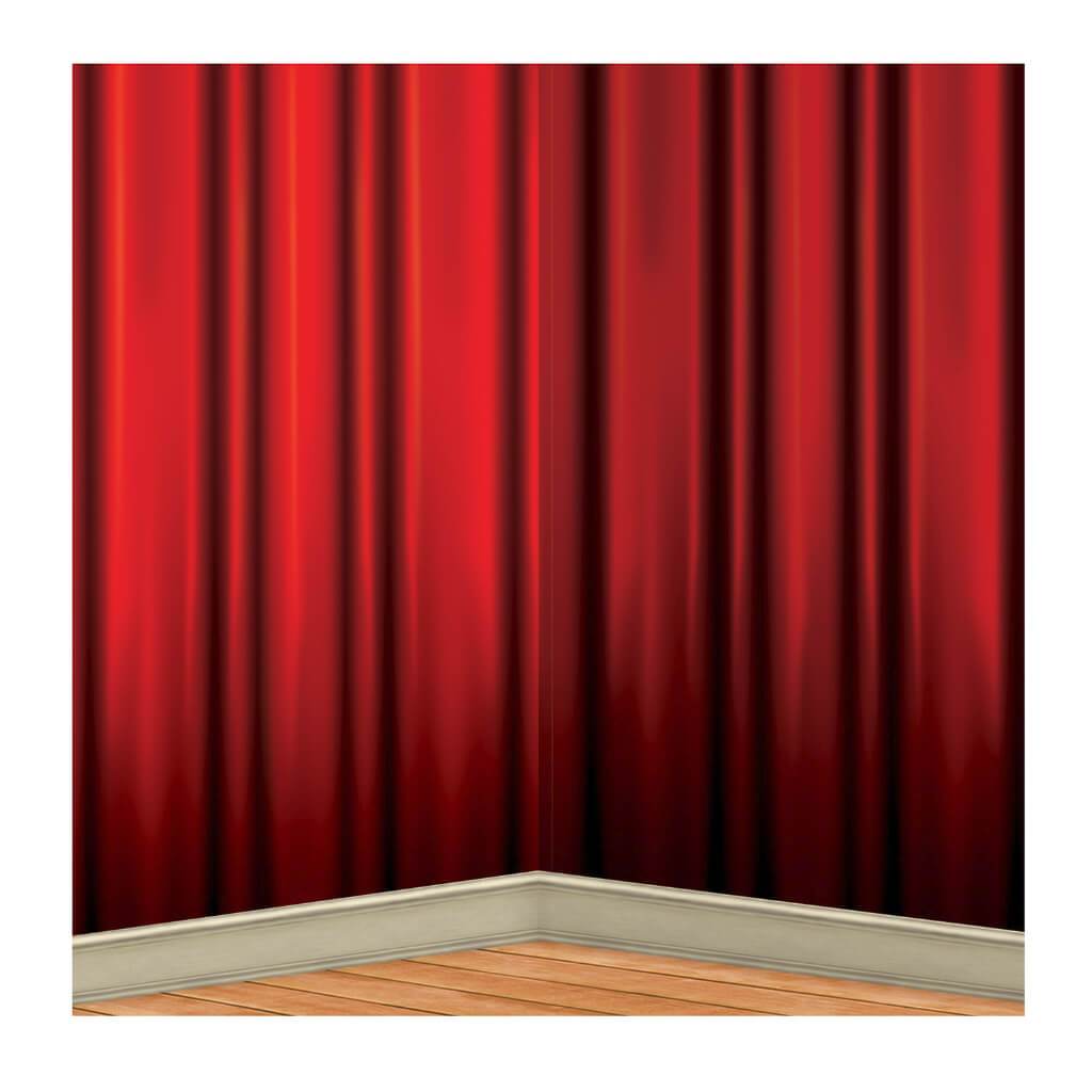 Curtain Backdrop Red 