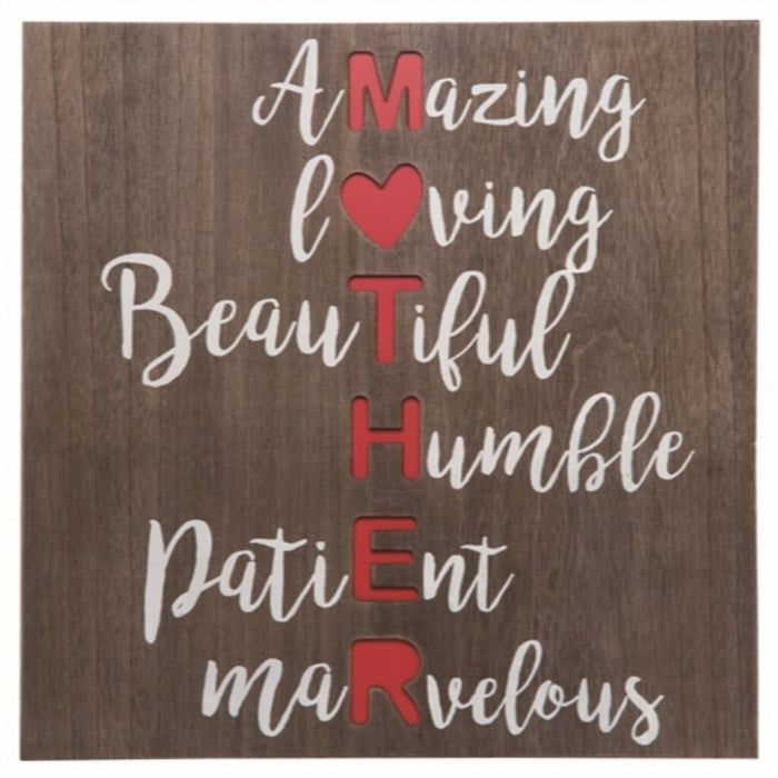Mdf Mother'S Day Anagram Wall Dec 