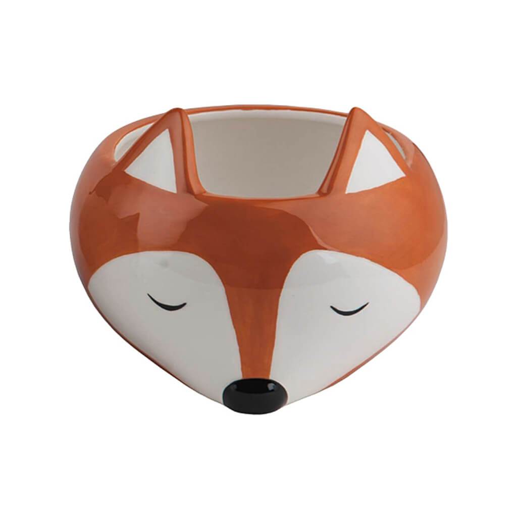 Dol Animal Head Planter Fox Orange 