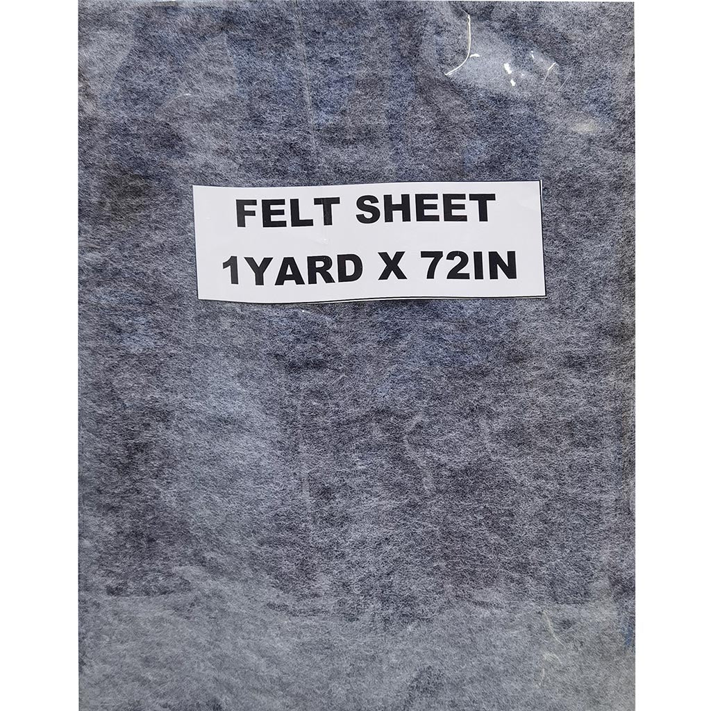 Premium Felt Material 6.5oz 72in Charcoal