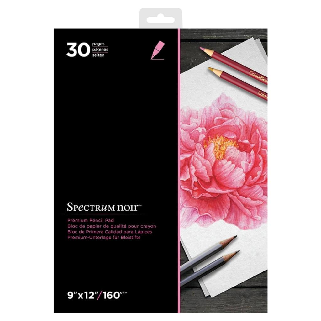 Spectrum Noir Premium Pencil Paper Pad 9in x 12in 