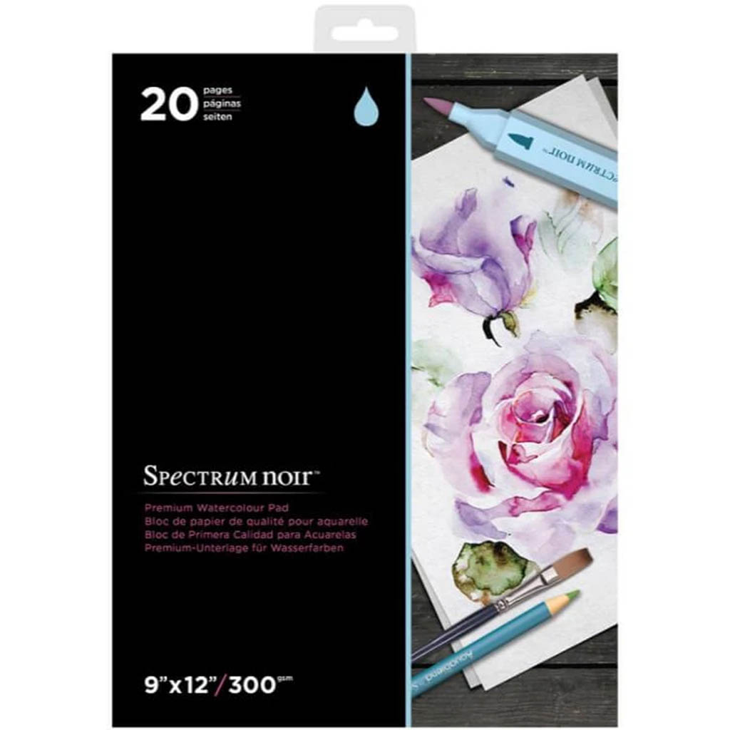 Spectrum Noir Premium Watercolor Paper Pad 9in x 12in 