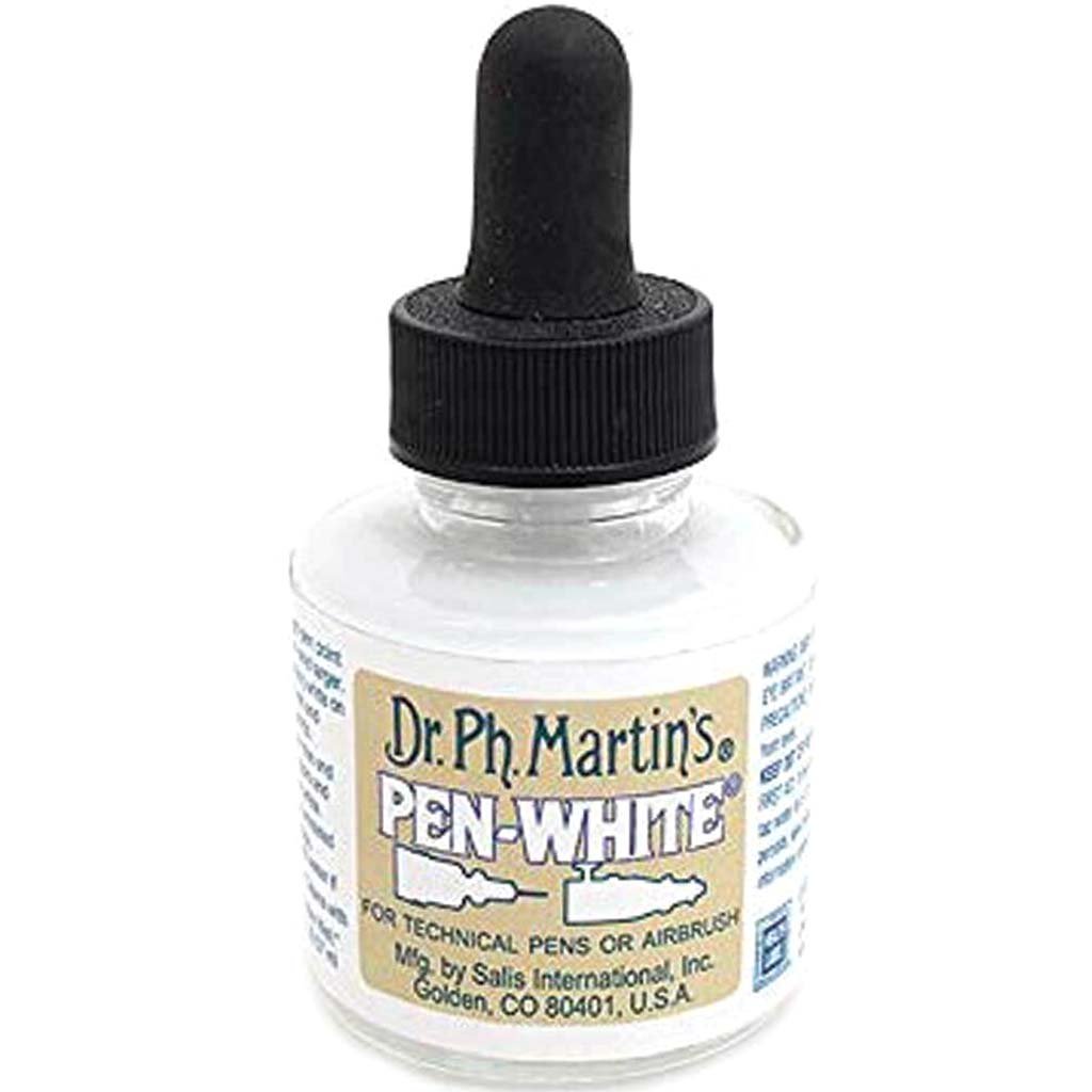 Pen White Ink 1oz