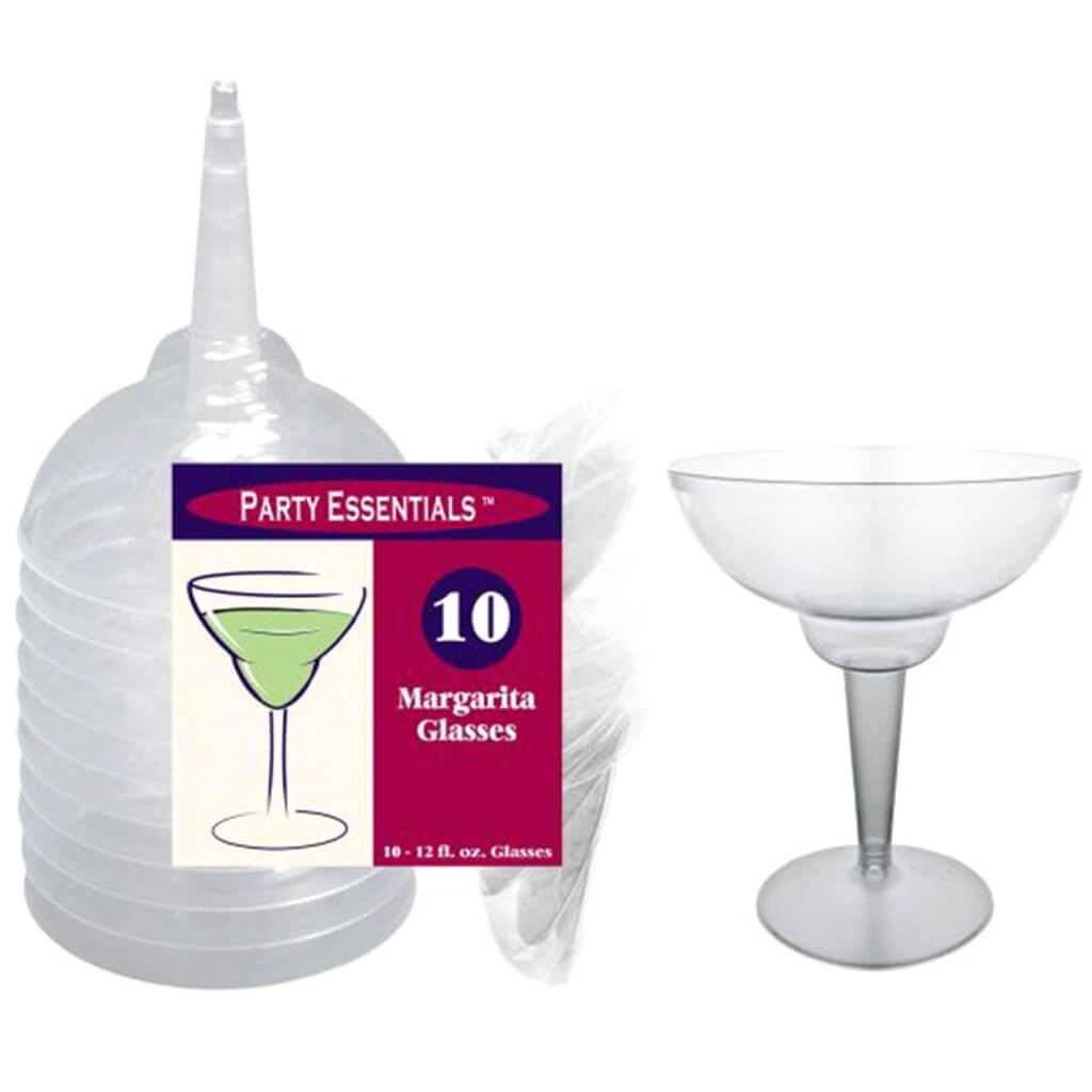 Margarita Glasses 10ct 12oz Clear