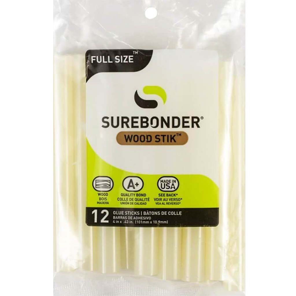 Wood Stik 12pcs Glue Stick 4in 