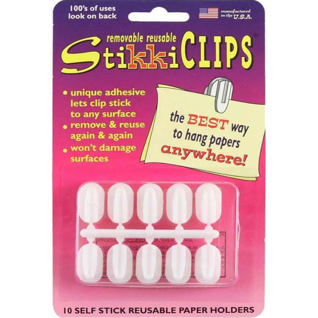 Stikki Clips 10pcs Per Pack