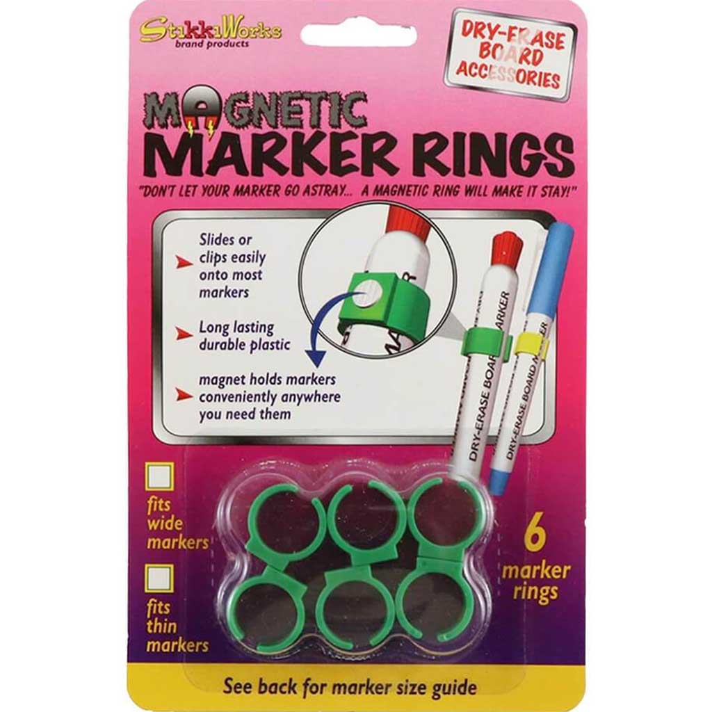 Magnetic Marker Rings Large 6pcs Per Pack 