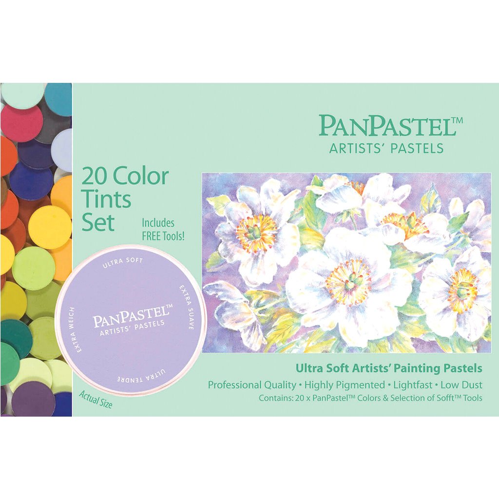 Panpastel Ultra Soft Artist Pastel Tints Set 20 Pack