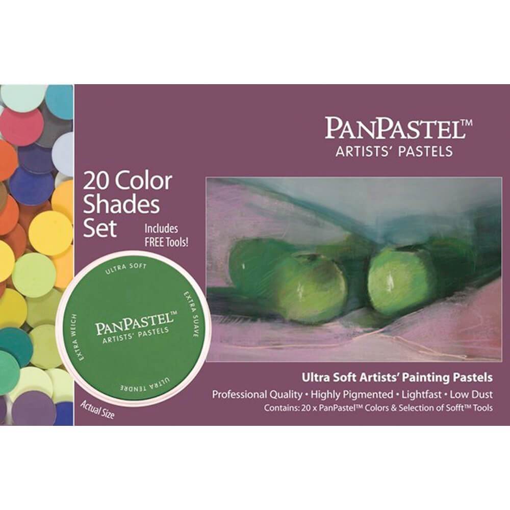 Panpastel Ultra Soft Artist Pastel Shades Set 20 Pack