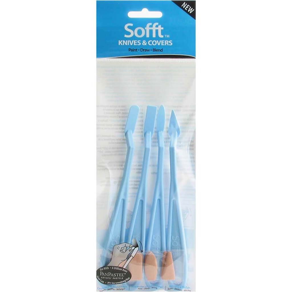 Sofft Tools Knives with 8 Covers Assorted 4pcs