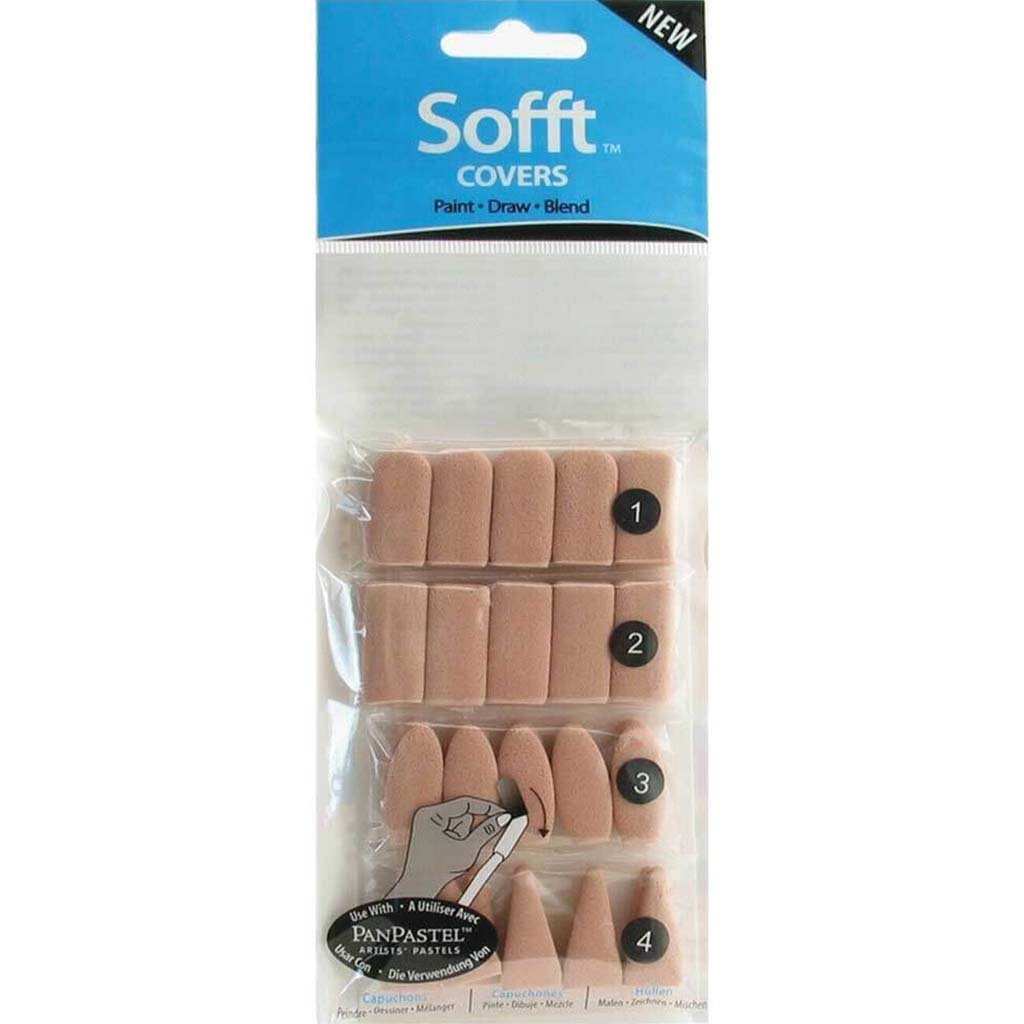 Sofft Tools Knives and Covers Assorted Shapes 40pcs