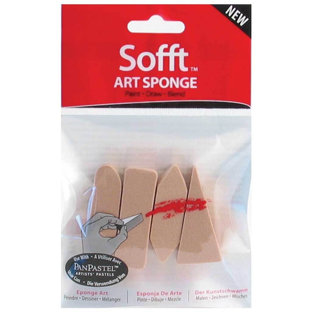 Sofft Tools Art Sponges Round Sponge 4pcs