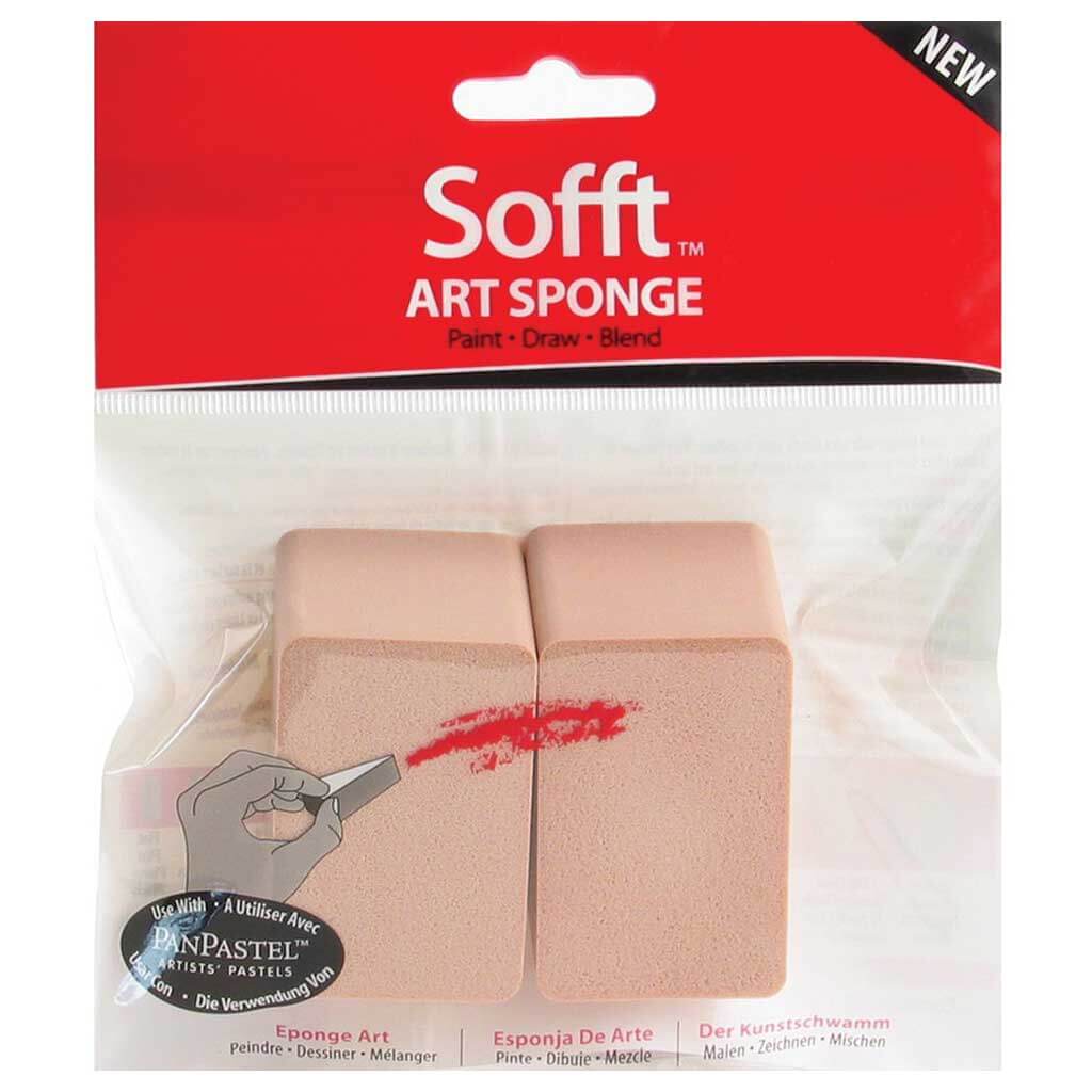 Sofft Tools Art Sponges Angle Slice 2pcs