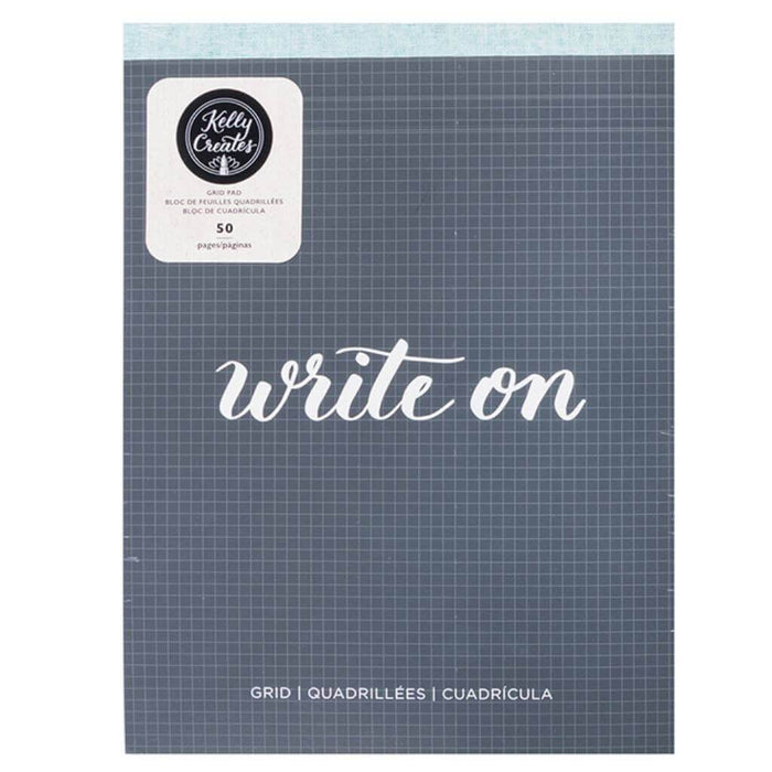 Kelly Creates 50 sheets Grid Practice Pad  8.5in x 11in