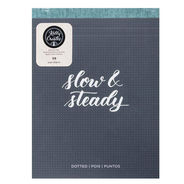 Kelly Creates Polka Dot Notepad 50 Sheets 8.5in x 11in