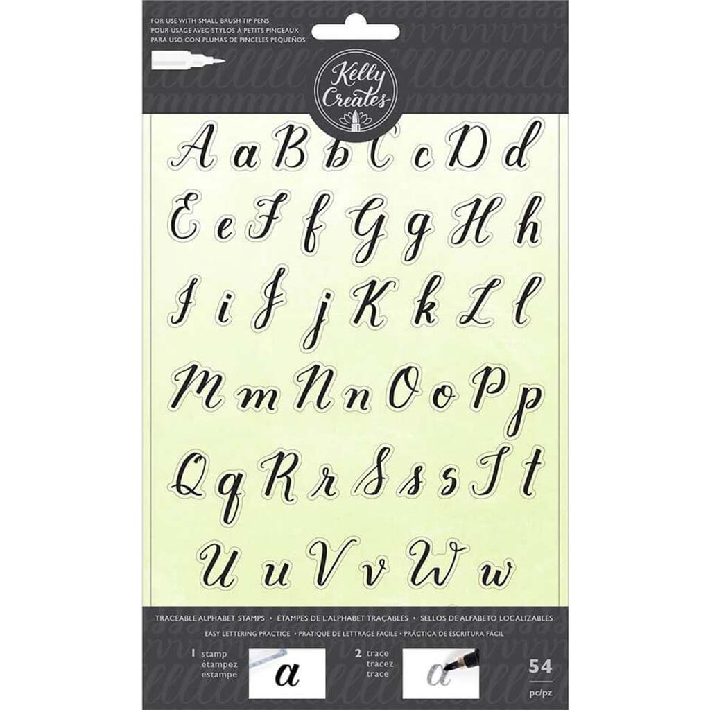 Traceable Alphabet Stamps
