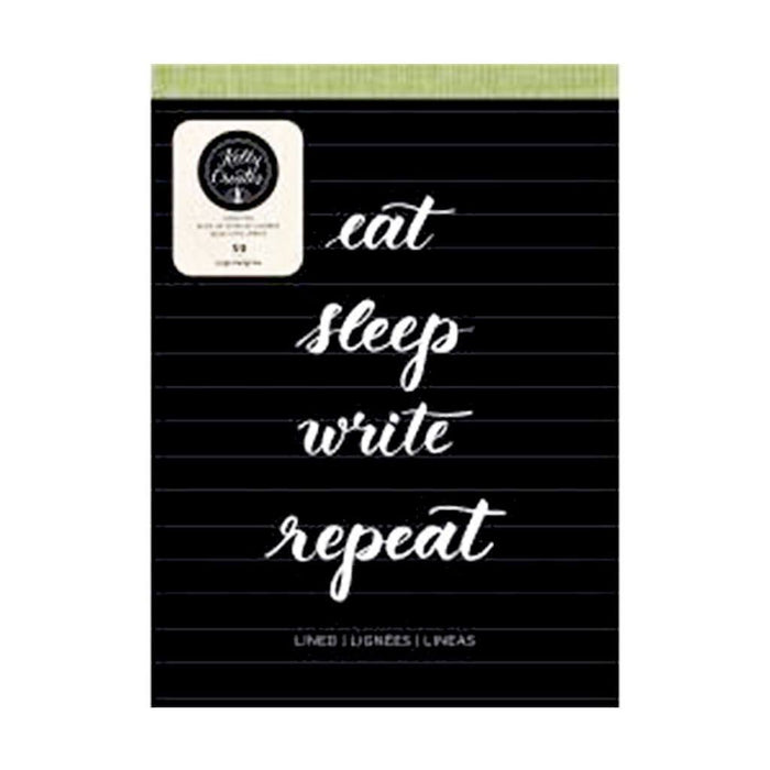 Kelly Creates- Lined Pad Letter Practicing 50 Page 8.5in x 11in