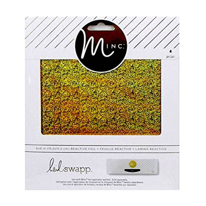 Heidi Swapp Minc Foil Gold Glitter 6in x 6in