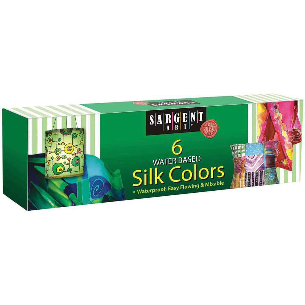 Water Based Silk Colors 2.5oz 6ct