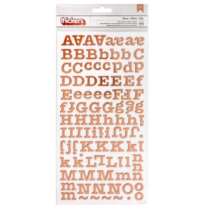 Maggie Holmes Flourish Thicker Alpha- Rose Gold, 223pcs