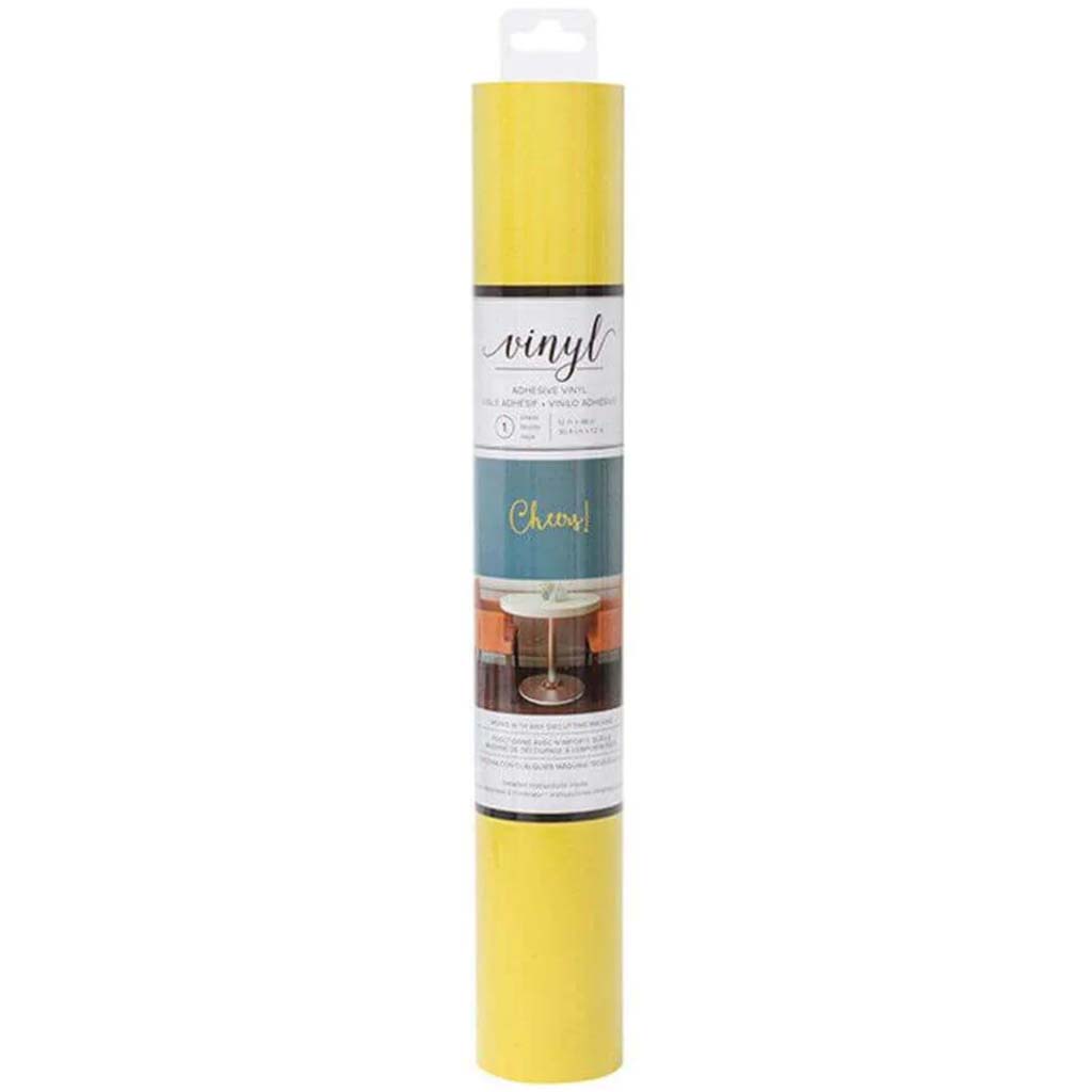 Vinyl Adhesive Roll Yellow