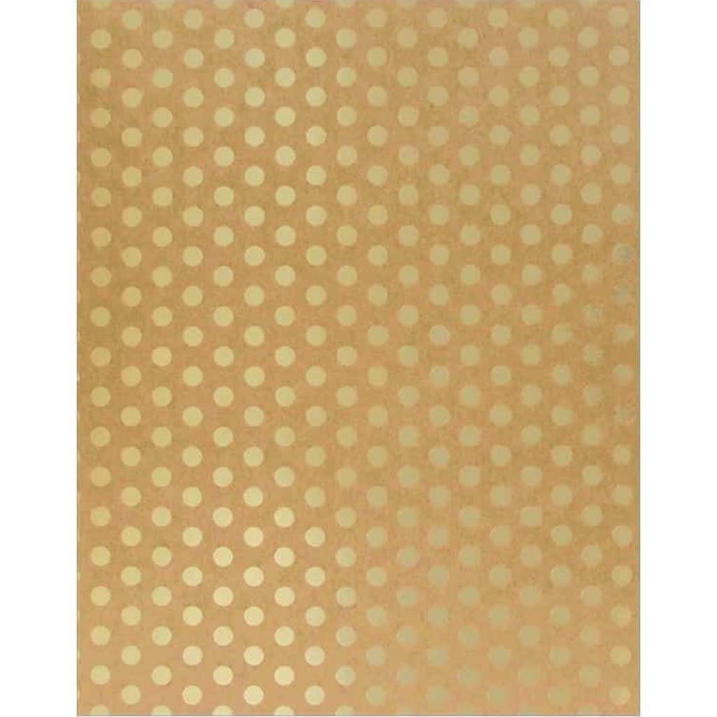 Poster Board Kraft Gold Dot 